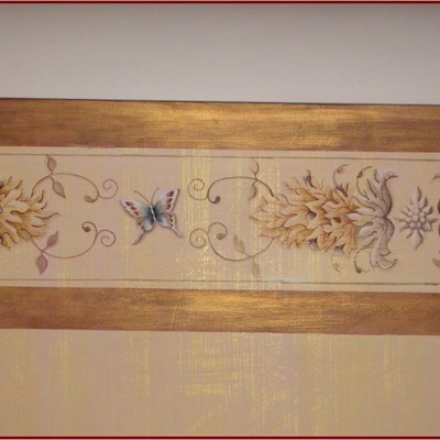 decorazione per camera da letto  casa privata centro storico Verona